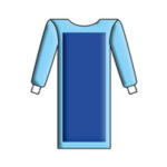 گان جراح پیش سینه لمینه 3 لایه