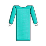 گان جراح اسپان لیس باپیش سینه لمینه کاغذی