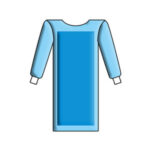 گان جراح پیش سینه لمینه 2 لایه