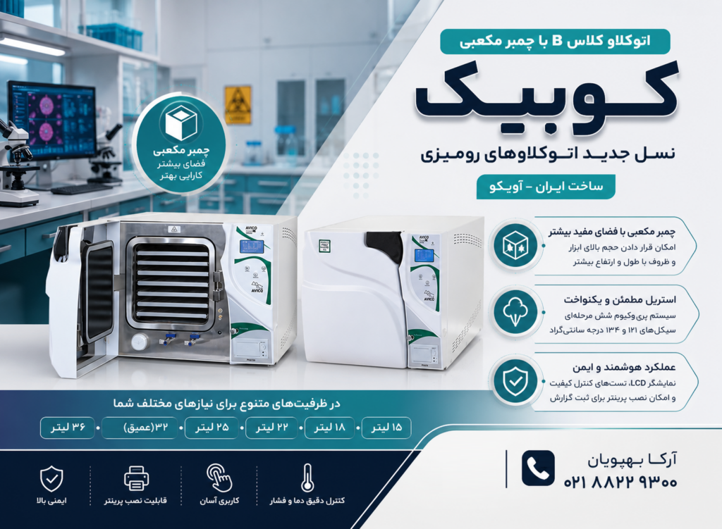 اتوکلاو کلاس B کوبیک (Cubic) آویکو | اتوکلاو مکعبی ۱۵ تا ۳۶ لیتری