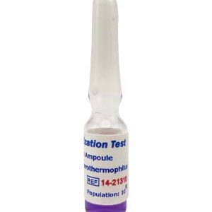 خرید تست اسپور ویال آمپولی شیشه ای اتوکلاو بخار با اسپور Bacillus stearothermophilus برای کنترل کیفیت استریلیزاسیون اتوکلاو بخار. مناسب بیمارستان، دندانپزشکی و آزمایشگاه.